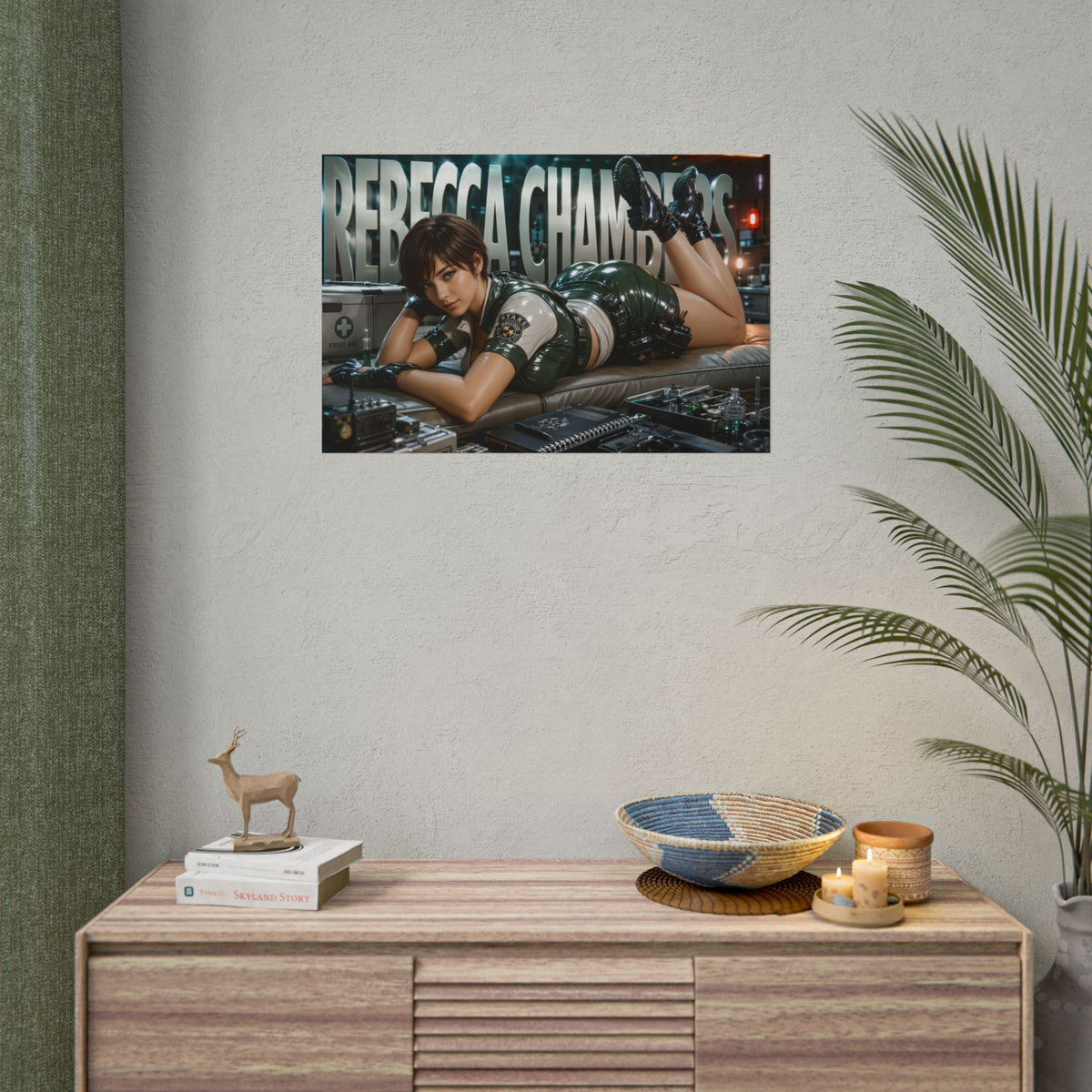 Rebecca Chambers Resident Evil Poster Gaming Wall Art Gamer Room Decor Art Print