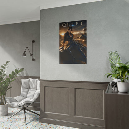Metal Gear Solid Quiet Poster MGS Gaming Wall Art Print Decor