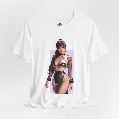 Eve Stellar Blade Grafik-T-Shirt | Sci-Fi-Kampfheldinnen-T-Shirt für Gamer | Anime-Heldin-Shirt