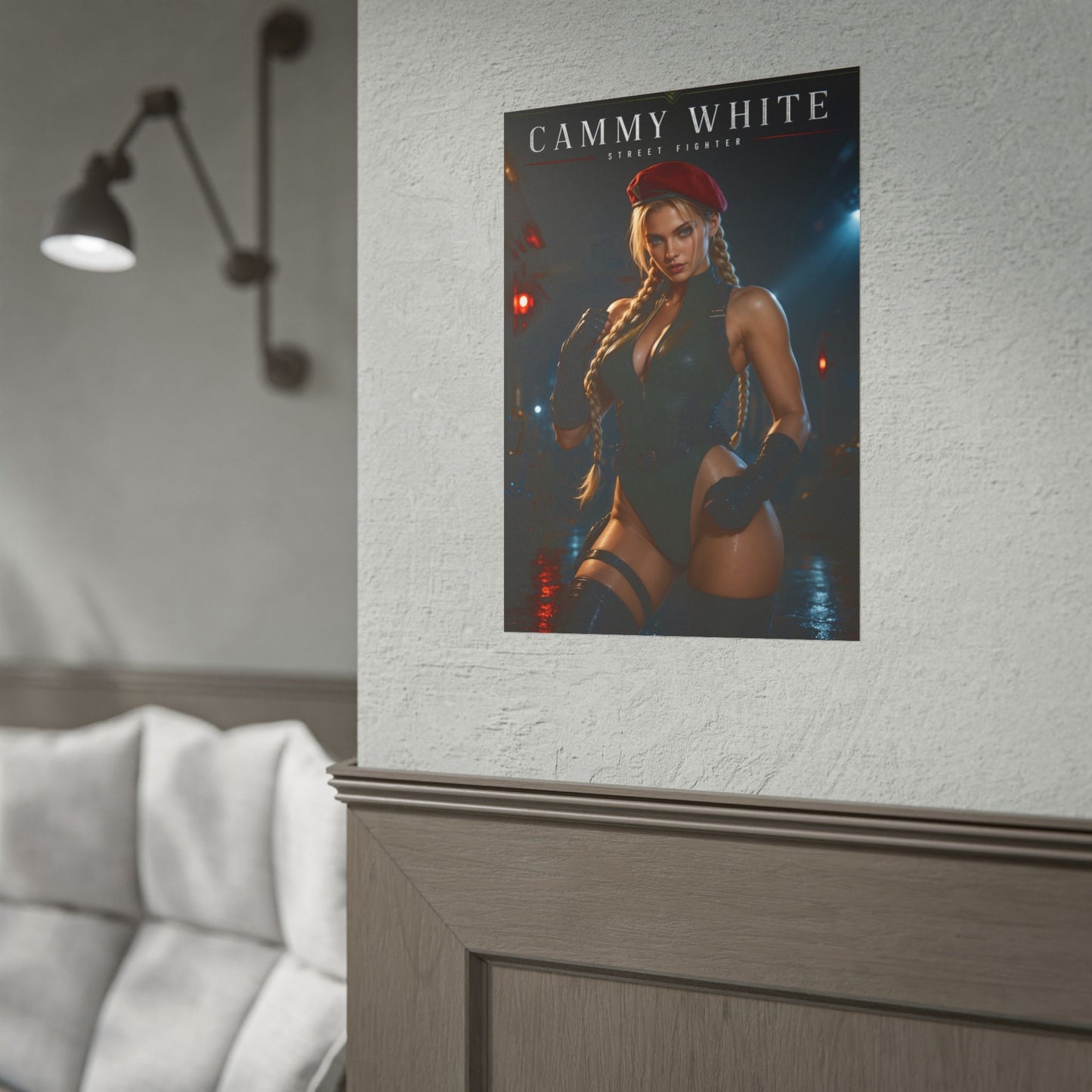 Cammy White Poster, Street Fighter Wall Art, Gaming Poster, Room Decor