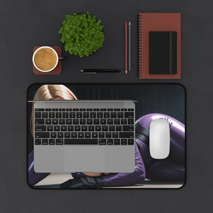 Nina Williams Desk Mat, Tekken Heroine Mouse Pad, Fighter Girl Gaming Desk Setup