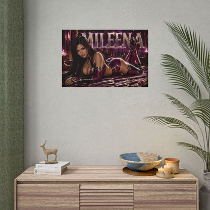 Gaming Wall Art Mileena Mortal Kombat Poster Game Room Decor Gamer Gift Print