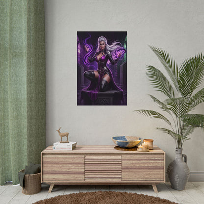 Sindel MK Poster – Powerful Mortal Kombat Queen Wall Art for Gamer Decor on bedroom wall, vivid high-res gaming room print