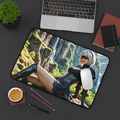 Килимок для столу 2B, ігровий килимок для миші Nier Automata, налаштування столу для дівчини з науково-фантастичним дизайном на Android