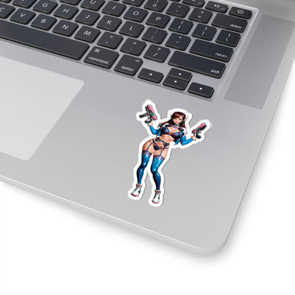 D.Va-Aufkleber – Mecha-Gamer-Vinylaufkleber für Laptops, Notizbücher &amp; Zubehör