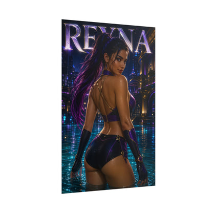 Reyna Character Poster Valorant Gamer Gift Gaming Setup Wall Decor Print