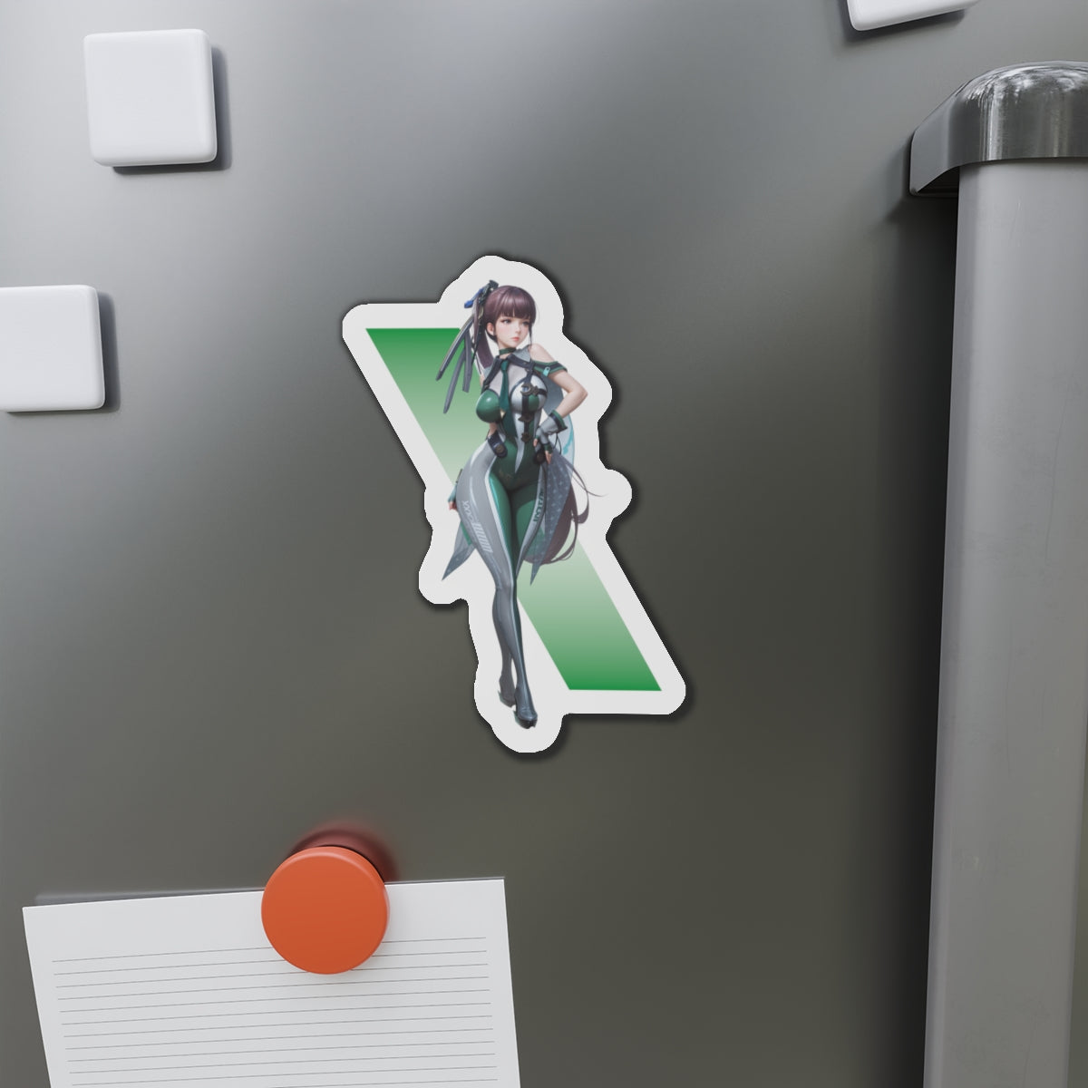 Eve Stellar Blade Magnet – Anime Sci-Fi Heroine Fridge Magnet, Gamer Decor