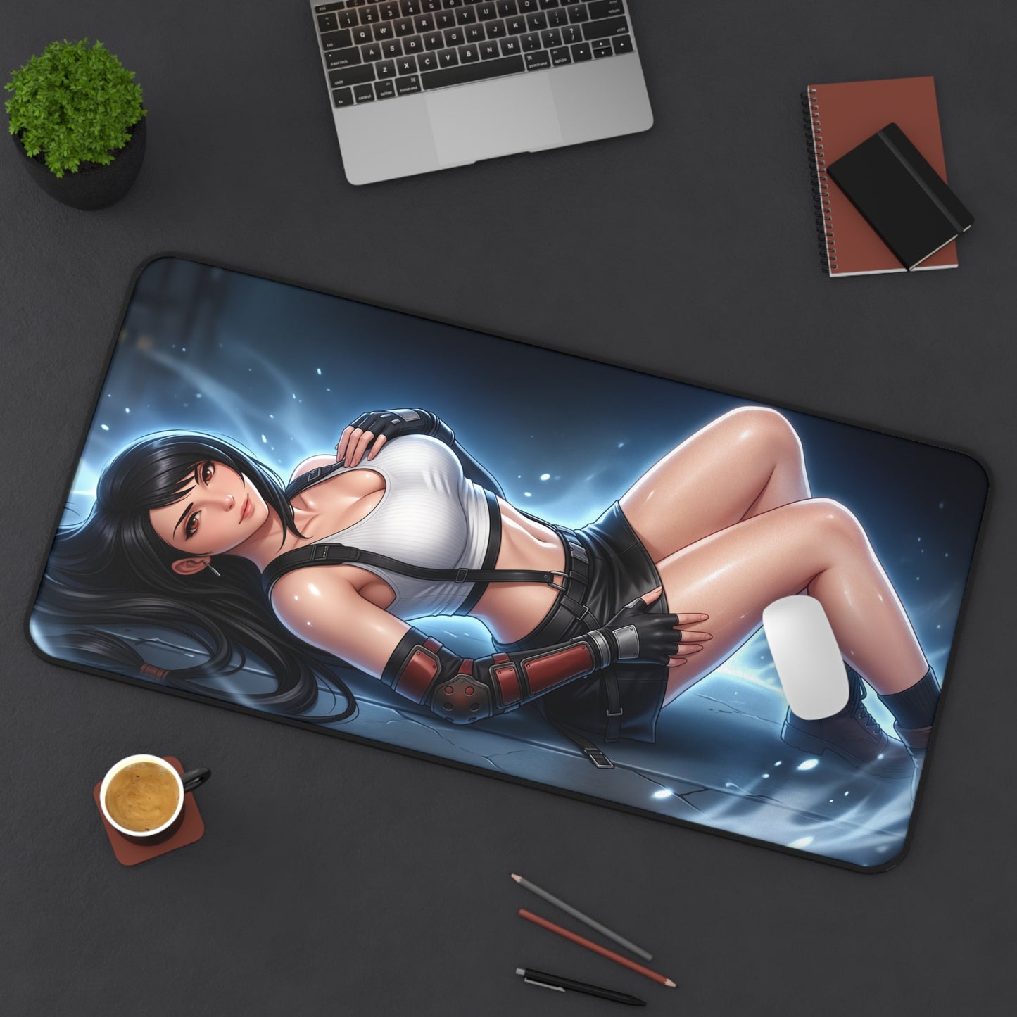 Final Fantasy Mouse Pad, Tifa Desk Mat, Anime Mouse Pad
