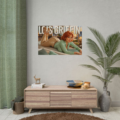 Lois Griffin Character Poster Family Guy Wall Decor Collectible Art Print
