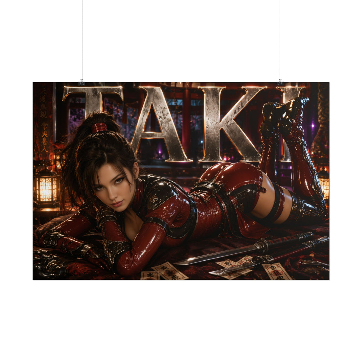 Taki Soulcalibur Poster Gaming Wall Art Gamer Room Decor Collectible Print