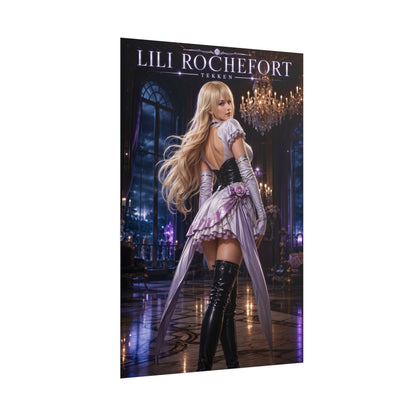 Lili Rochefort Poster, Tekken Wall Art, Gaming Print, Pin Up Decor