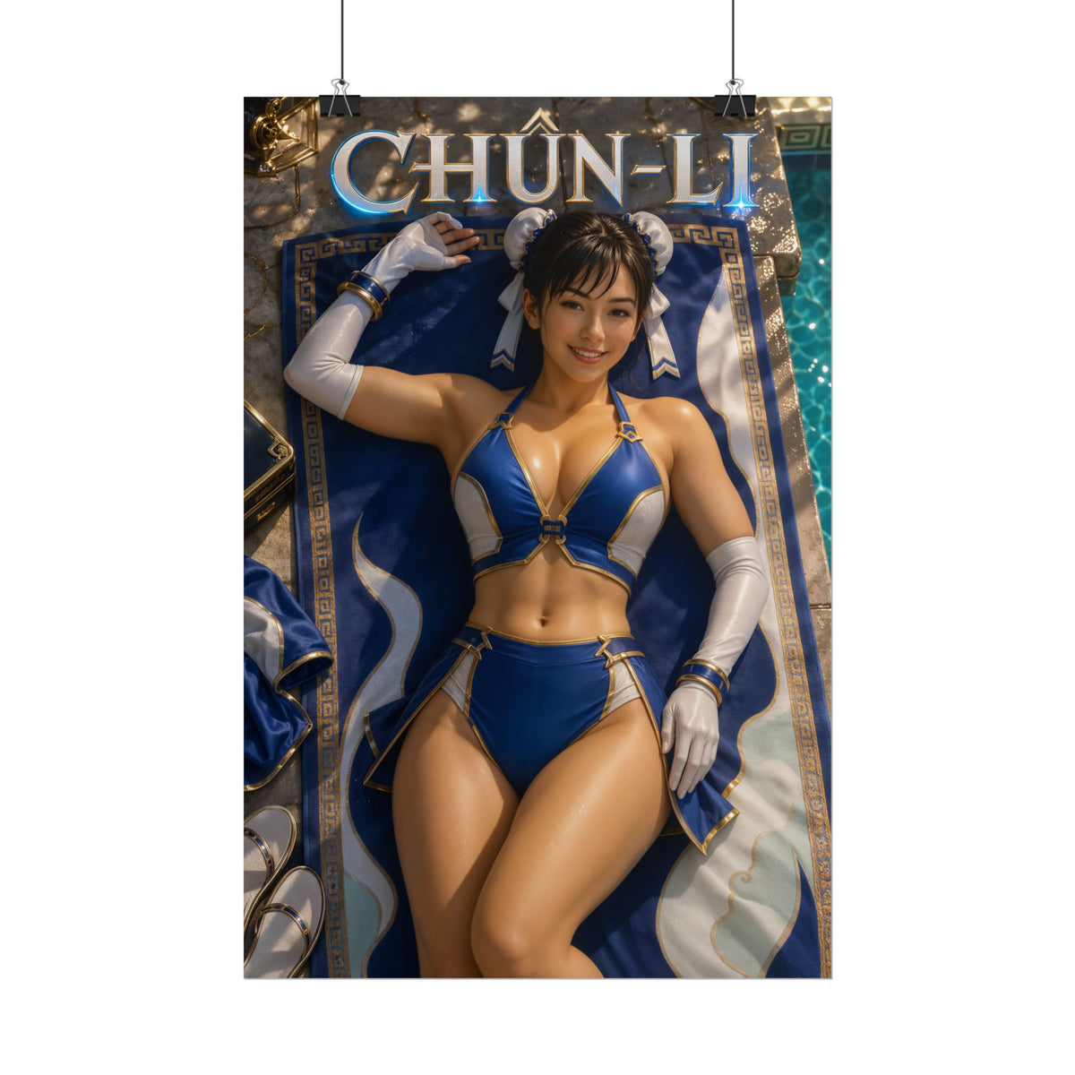 Chun Li Street Fighter Poster PC Gaming Wall Decor Bedroom Art Collector Gift
