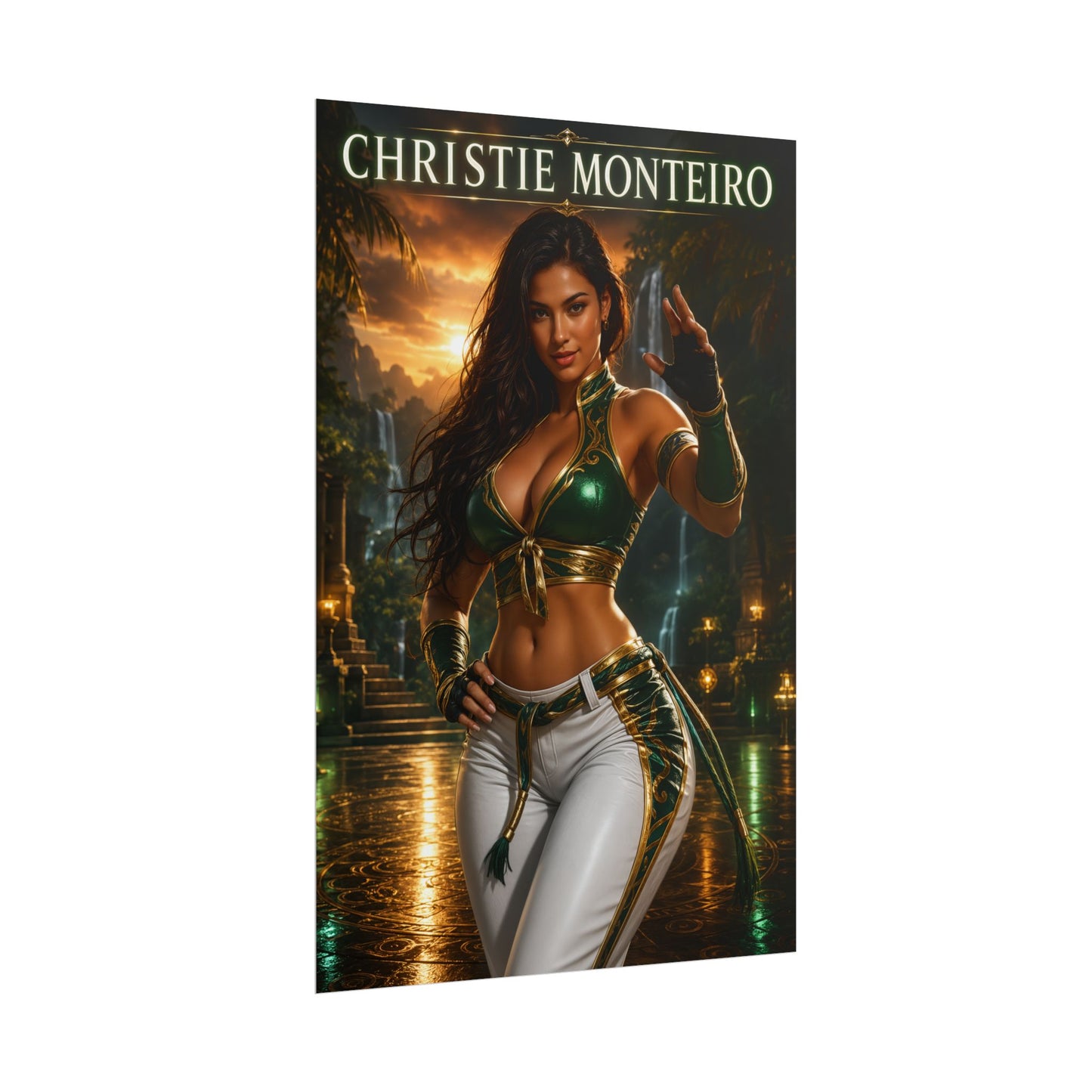 Christie Monteiro Poster, Tekken Wall Art, Gaming Poster, Room Decor