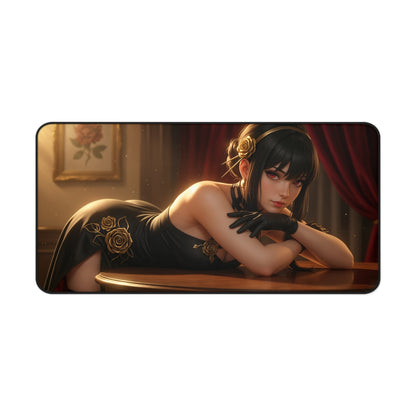 Yor Forger Gaming Mouse Pad, Spy x Family Desk Mat, Anime Heroine Setup