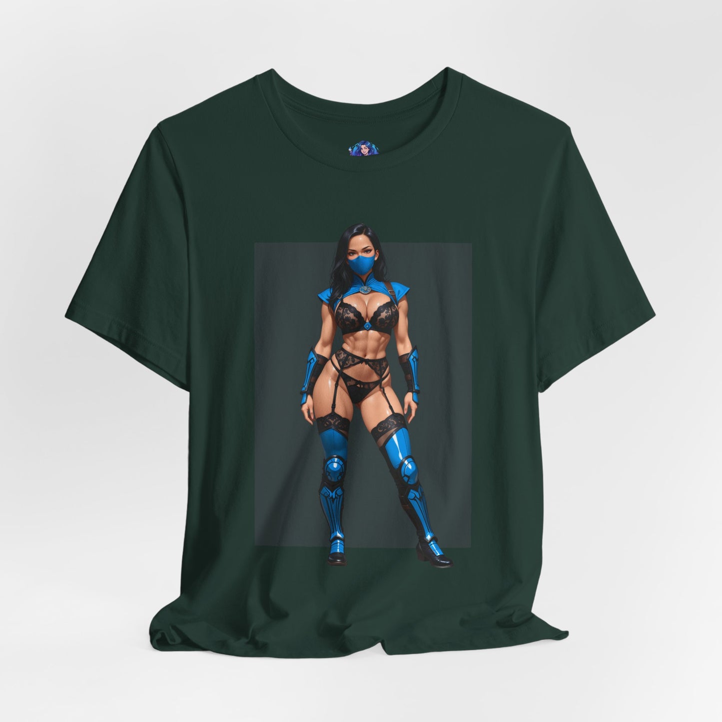Kitana T-Shirt | Mortal Kombat Grafik-T-Shirt für Gamer &amp; Anime-Fans | Prinzessin Kriegerin Shirt