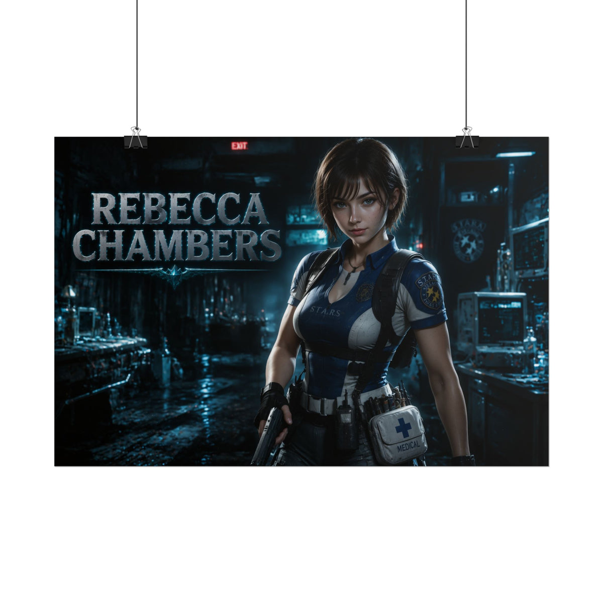 Gaming Wall Art Rebecca Chambers Poster Game Room Decor Gamer Gift Art Print