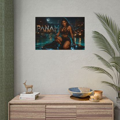 Panam Palmer Cyberpunk Gaming Poster Wall Art Gamer Room Decor Collectible Print