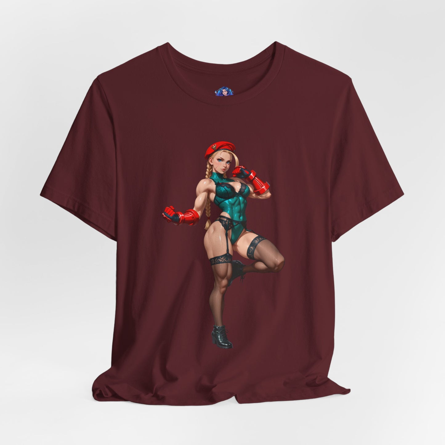 Cammy White T-Shirt | Street Fighter T-Shirt für Gamer &amp; Anime-Fans | Waifu-Grafik-Shirt