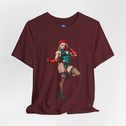 Cammy White T-Shirt | Street Fighter T-Shirt für Gamer &amp; Anime-Fans | Waifu-Grafik-Shirt