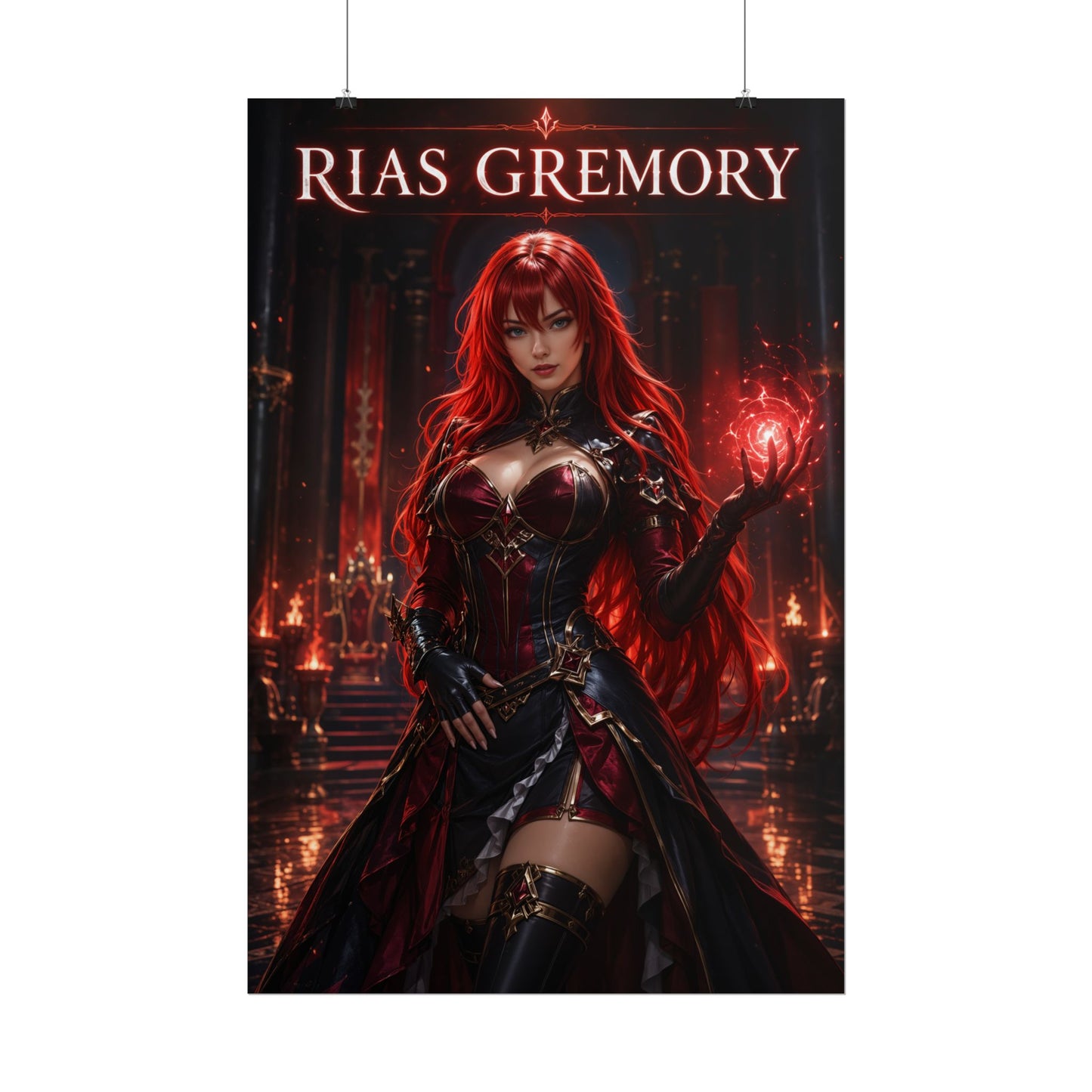 Rias Gremory High School DxD Anime Poster Wall Art Print Decor