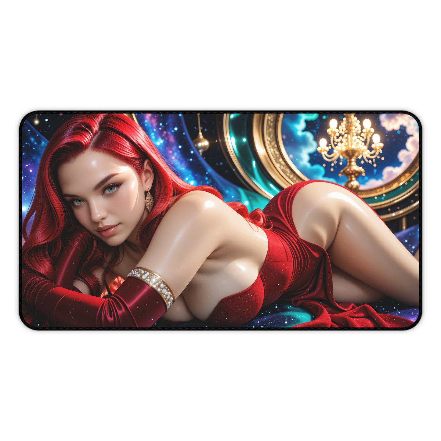 Jessica Rabbit Schreibtischunterlage, Mauspad mit Cartoon-Motiv, Schreibtischdeko im Anime-Stil