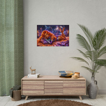 Starfire Poster, DC Comics Wall Art, Fantasy Print, Room Decor