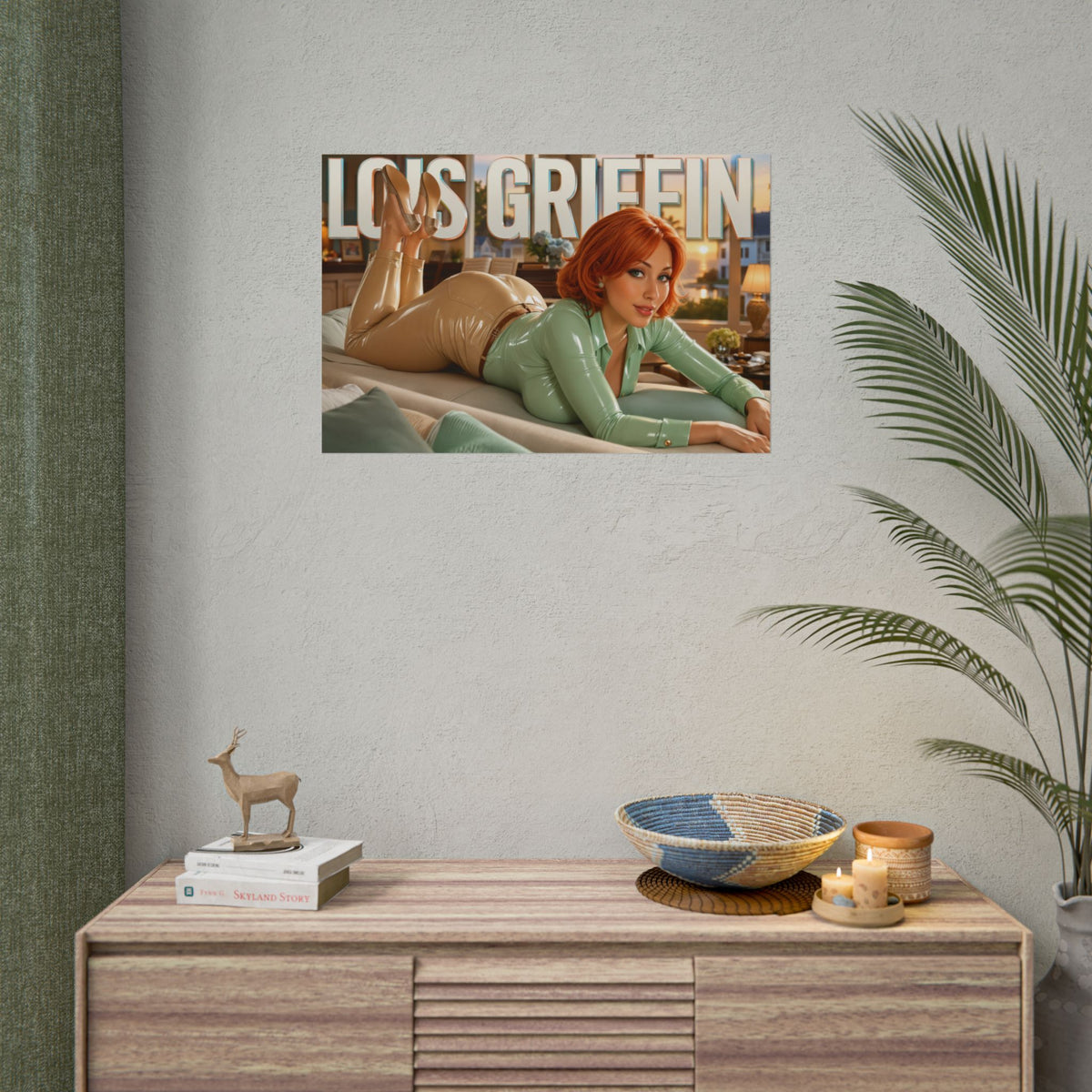 Lois Griffin Character Poster Family Guy Wall Decor Collectible Art Print