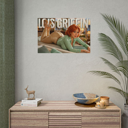 Lois Griffin Character Poster Family Guy Wall Decor Collectible Art Print