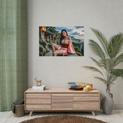 Настінний плакат Вайфу | Принт аніме Незуко для спальні отаку або облаштування