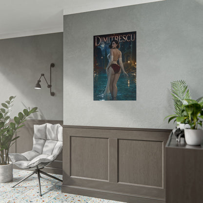 Lady Dimitrescu Resident Evil Poster Wall Art Character Room Decor Collectible P