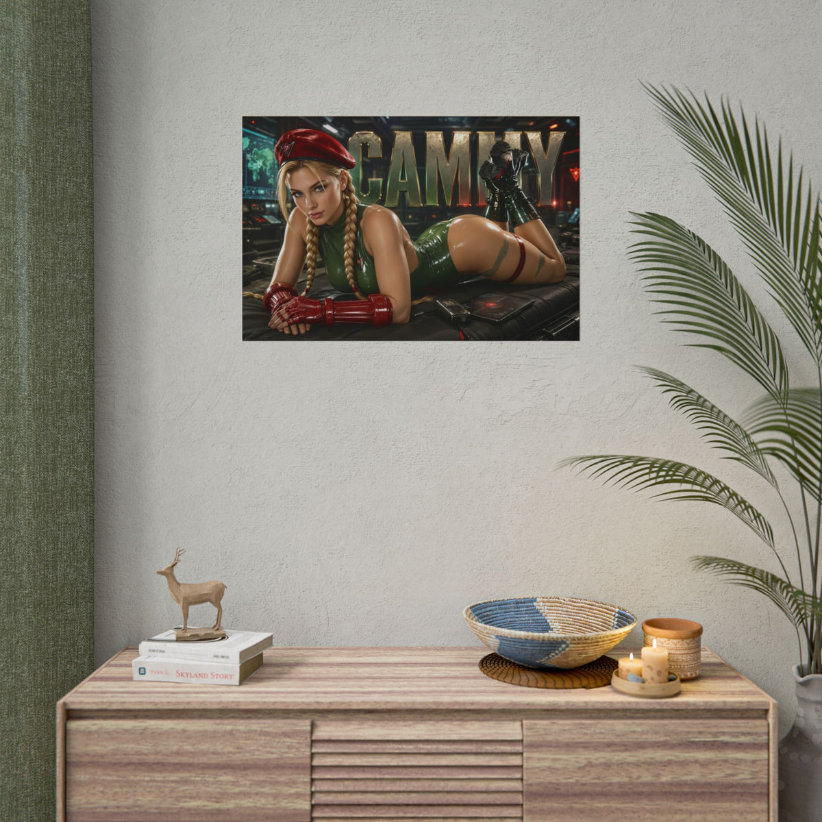 Cammy White Street Fighter Wall Art Poster Gaming Decor Collectible Gamer Gift