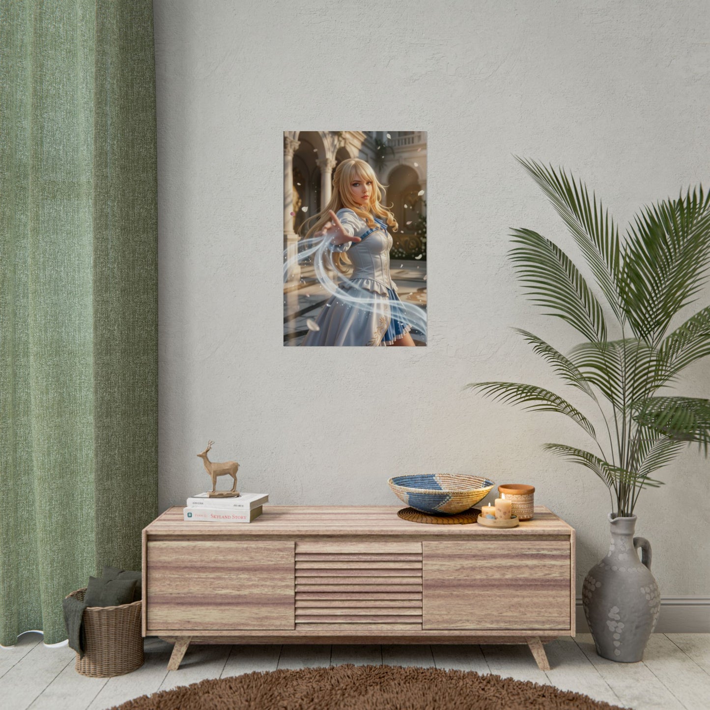 Emilie de Rochefort Tekken Poster, Tekken Wall Art Print, Fighting Game Girl Decor, Gamer Room Art, Game Poster