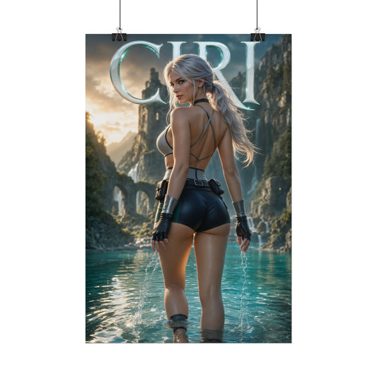 Fantasy Wall Art Ciri The Witcher Poster Room Decor Collector Gift Art Print