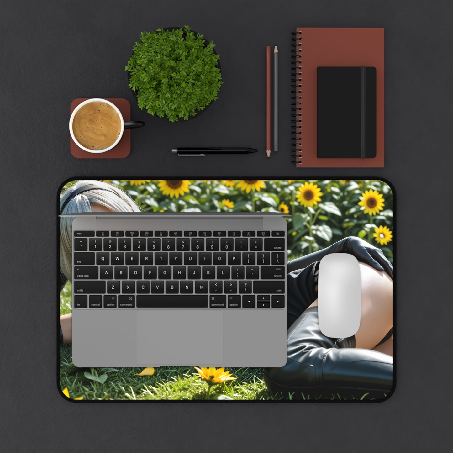 2B Gaming-Mauspad, Nier Automata Schreibtischunterlage, Anime-Kriegerinnen-Mauspad