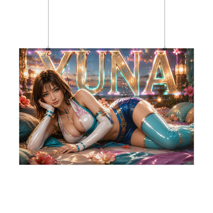 Gaming Wall Art Yuna Poster Game Room Decor Gamer Gift Print Collectible Print