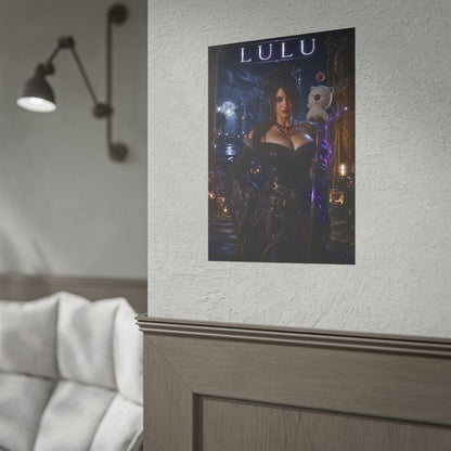 Lulu Final Fantasy Poster, FFX Wall Art, Fantasy Print, Gamer Decor