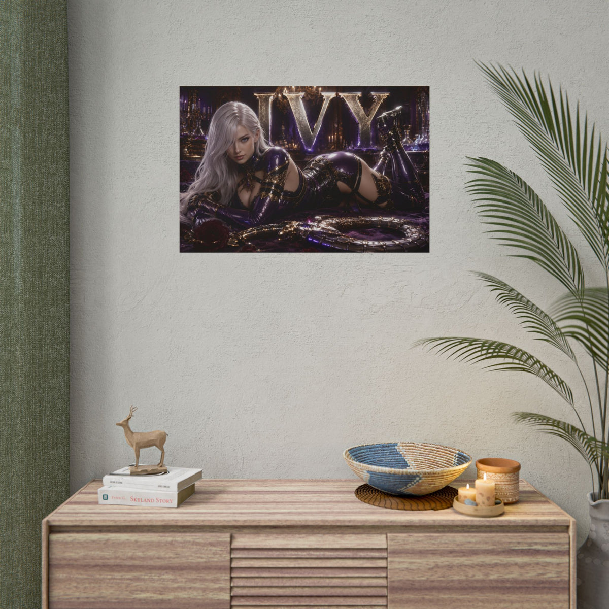 Ivy Valentine Character Poster Soulcalibur Gamer Room Wall Art Collectible Decor
