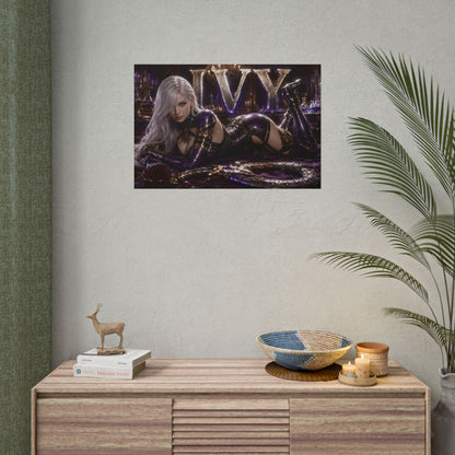 Ivy Valentine Character Poster Soulcalibur Gamer Room Wall Art Collectible Decor