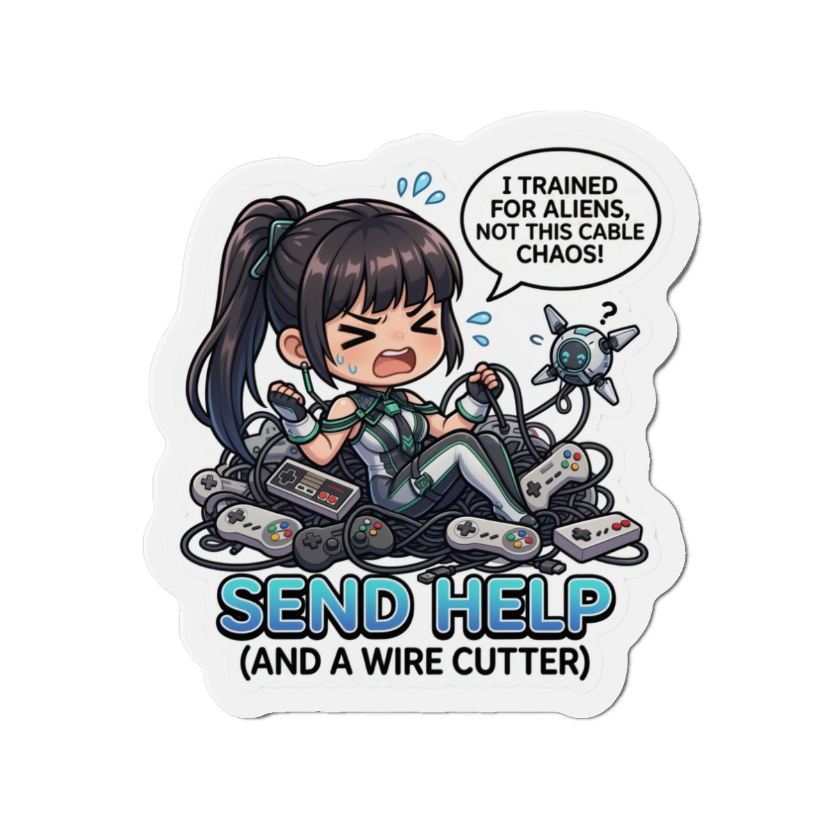 Eve Stellar Blade Magnet – Anime-Sci-Fi-Mädchen-Kühlschrankmagnet, futuristische Dekoration