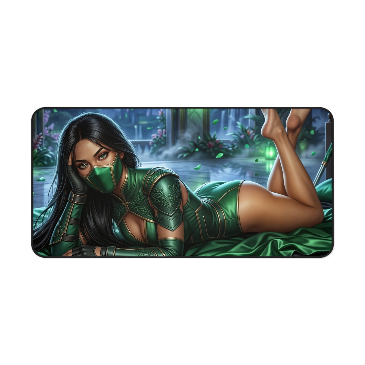 Mortal Kombat Mouse Pad, Jade Desk Mat, Gamer Gift XXL