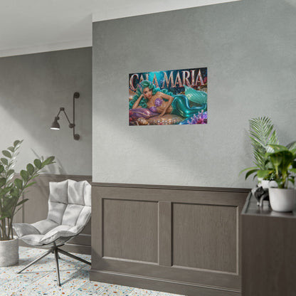 Cala Maria Character Poster Cuphead Gamer Room Wall Art Collectible Decor