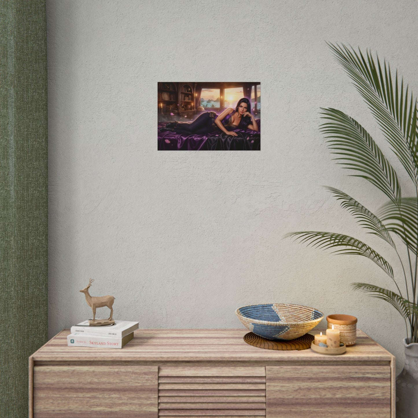 Nico Robin Poster, Anime Wall Art, Fantasy Anime Print Decor