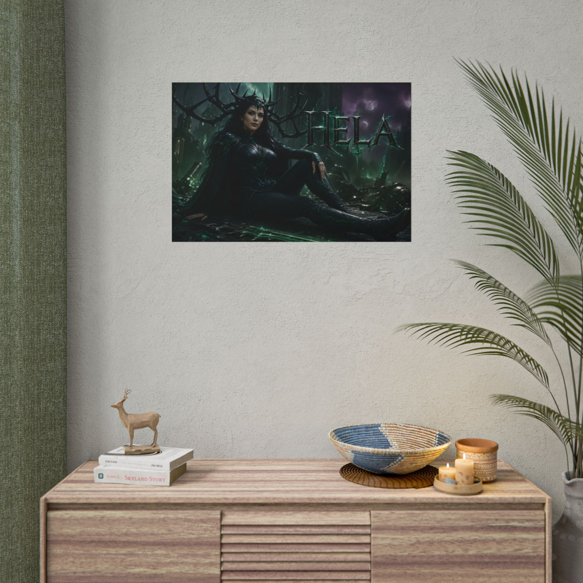 Hela Comic Poster Character Wall Art Collector Room Decor Art Print