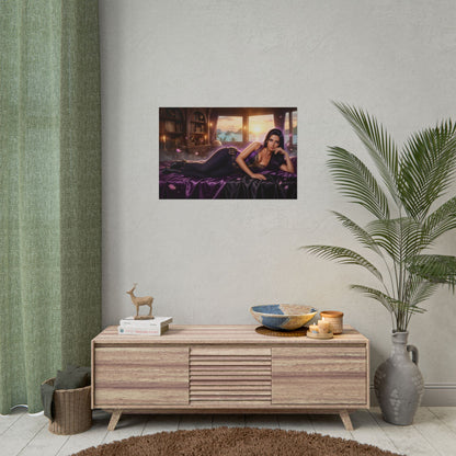 Nico Robin Poster, Anime Wall Art, Fantasy Anime Print Decor