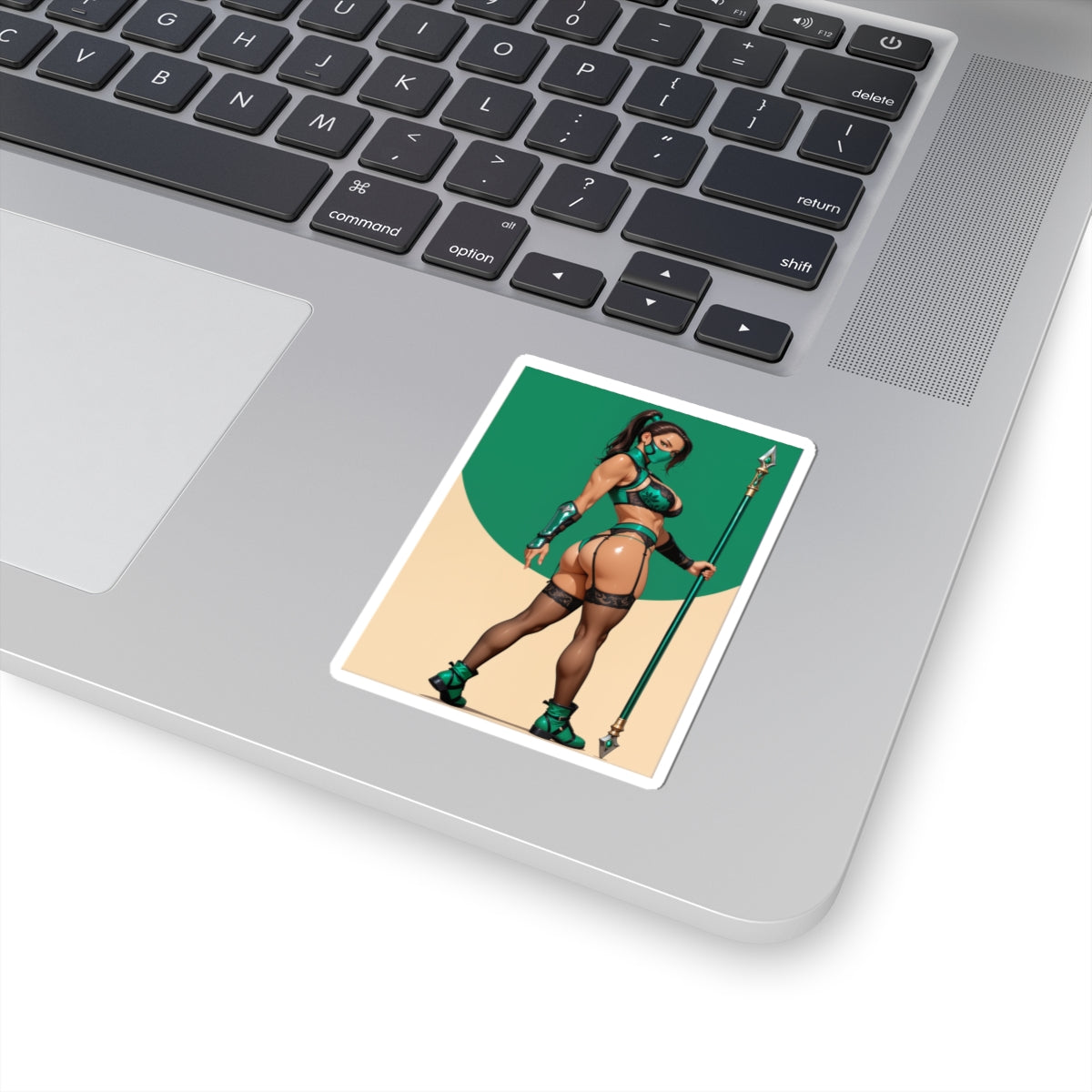 Jade-Aufkleber – Mortal Kombat Vinyl-Aufkleber für Laptops, Notizbücher und Innendekoration