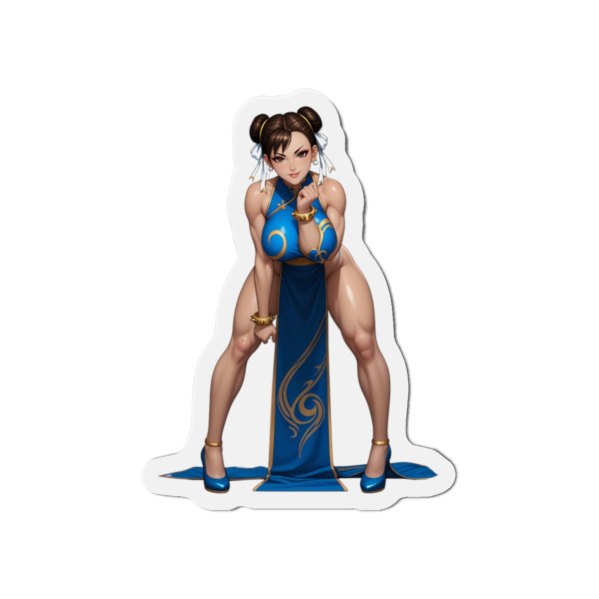Chun-Li-Magnet – Street Fighter-Kühlschrankmagnet, Anime-Kriegerin-Dekoration