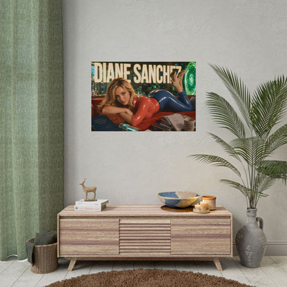 Diane Sanchez Character Poster Rick and Morty Wall Decor Collectible Art Print