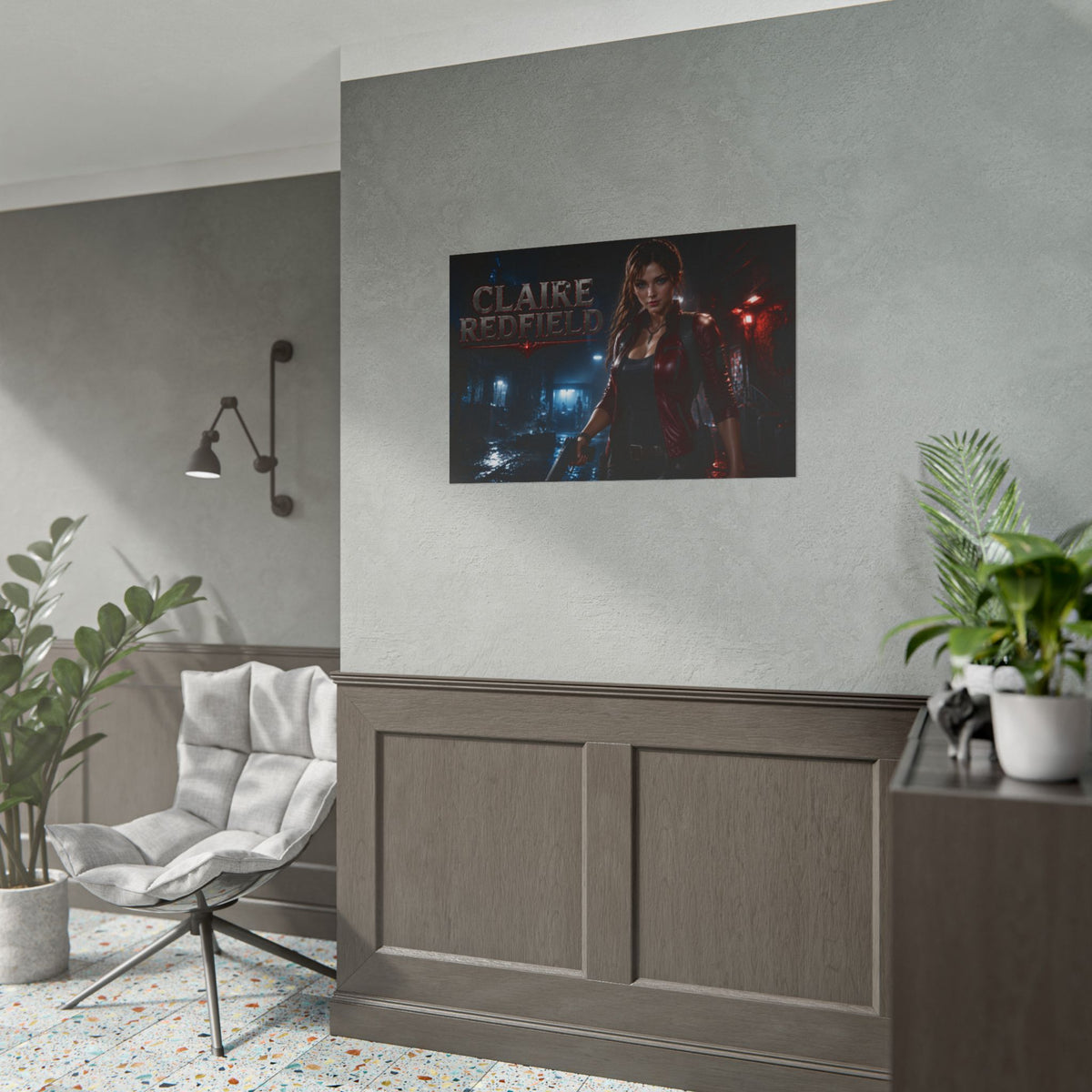 Claire Redfield Wall Art Poster PC Gaming Decor Bedroom Collector Print