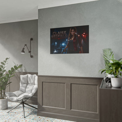 Claire Redfield Wall Art Poster PC Gaming Decor Bedroom Collector Print