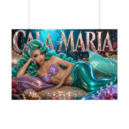 Cala Maria Character Poster Cuphead Gamer Room Wall Art Collectible Decor
